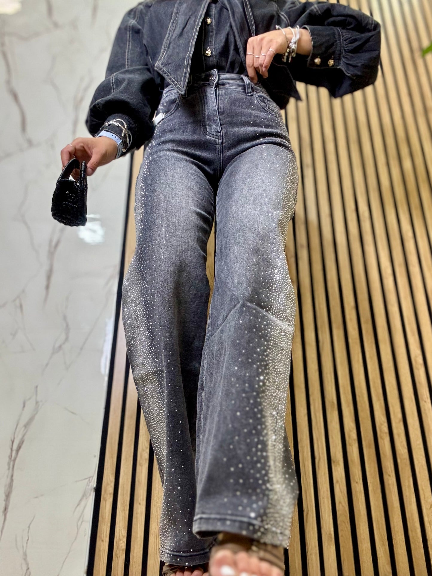 WIDE CASCATA STRASS