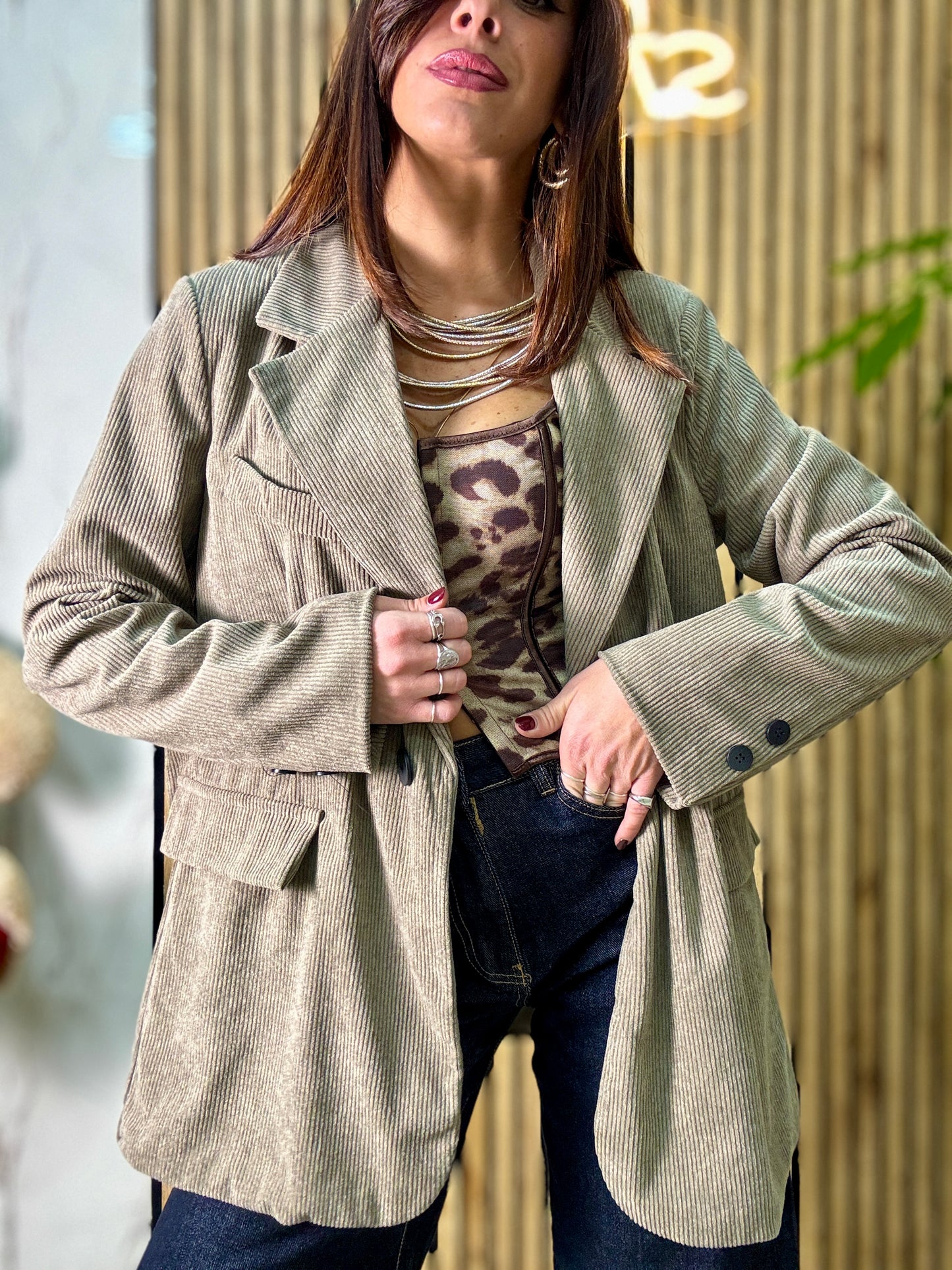 Blazer Mille righe