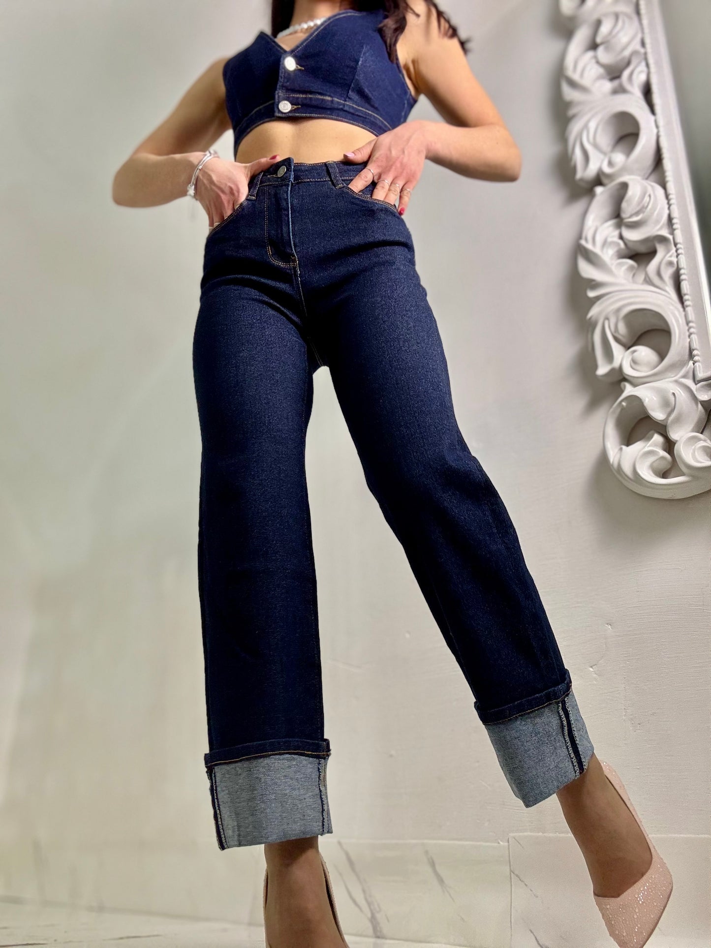 DENIM PUSH PIEGA