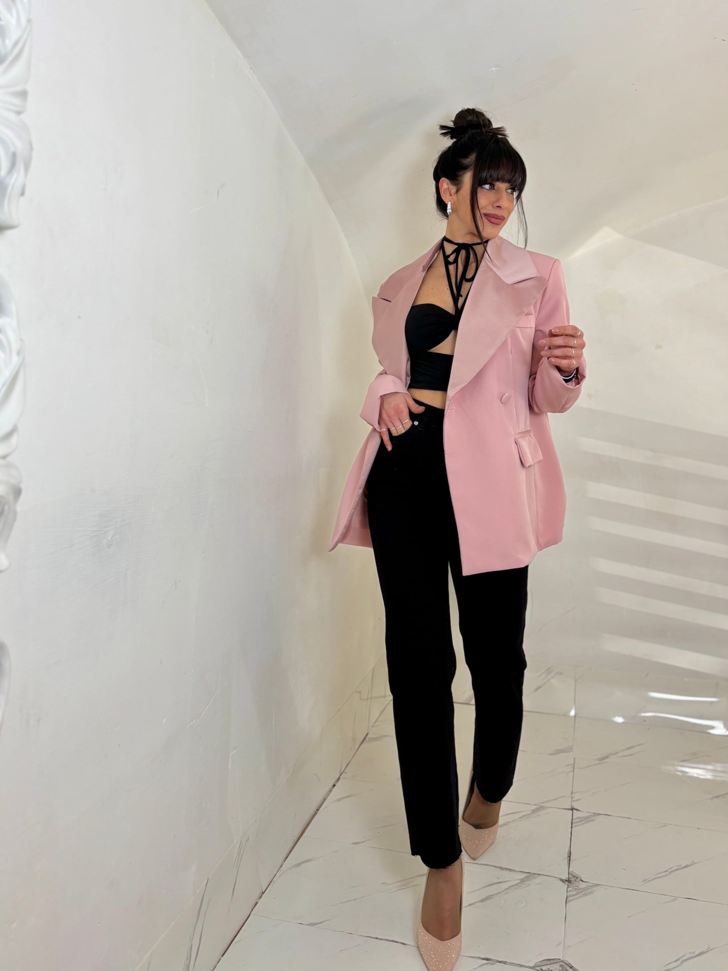 Pink Blazer