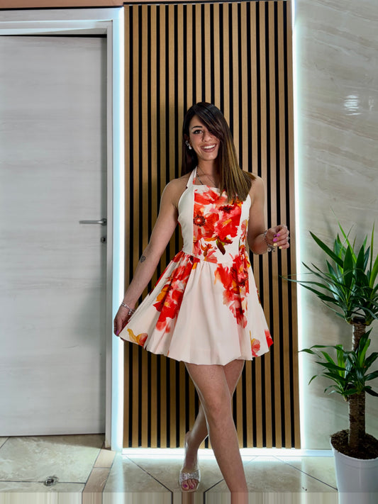 Mini Dress Flowers