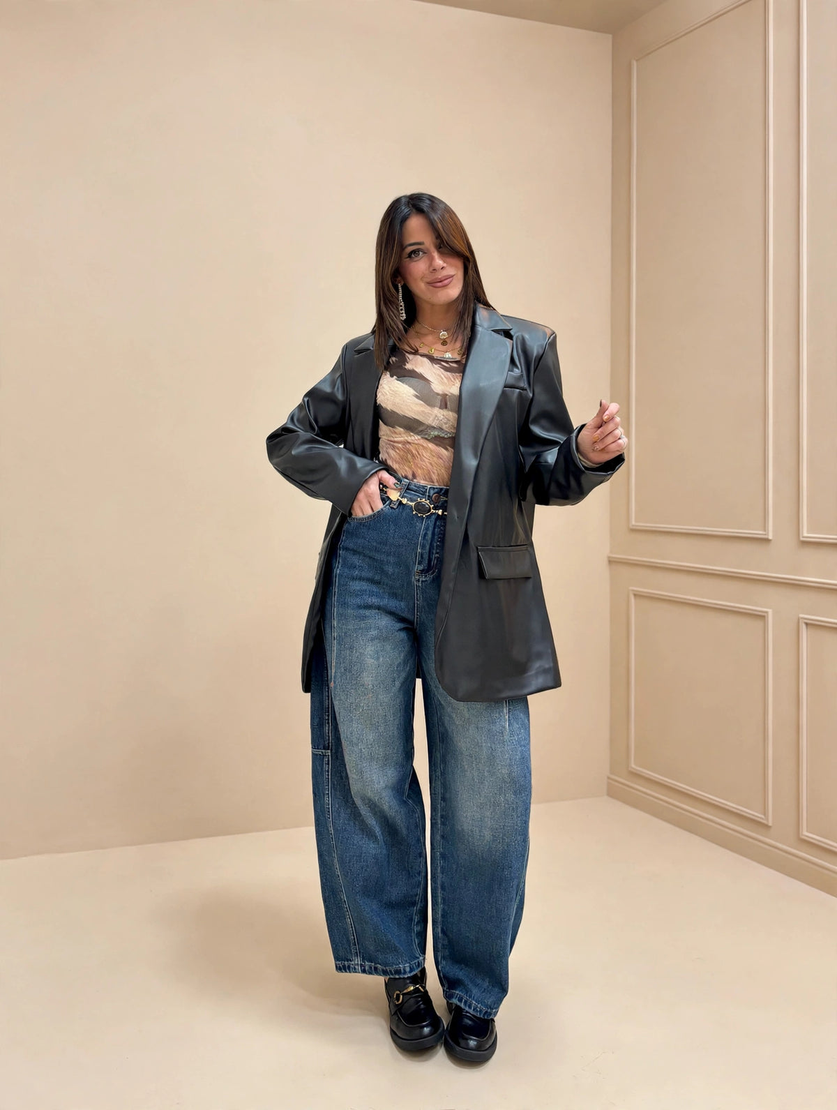 Barrel jeans