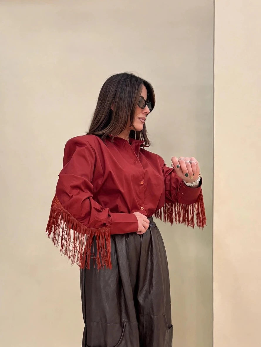 Camicia frange