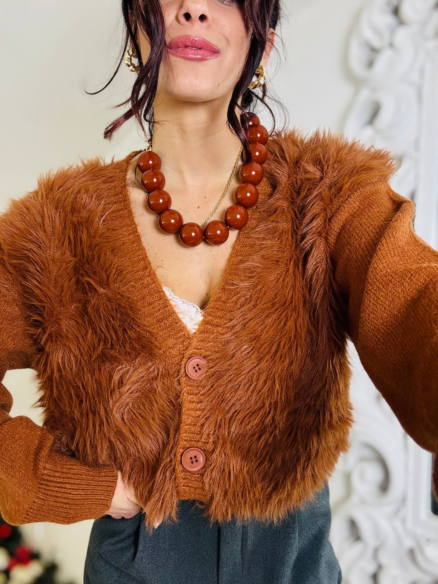 Cardigan Pelucchioso