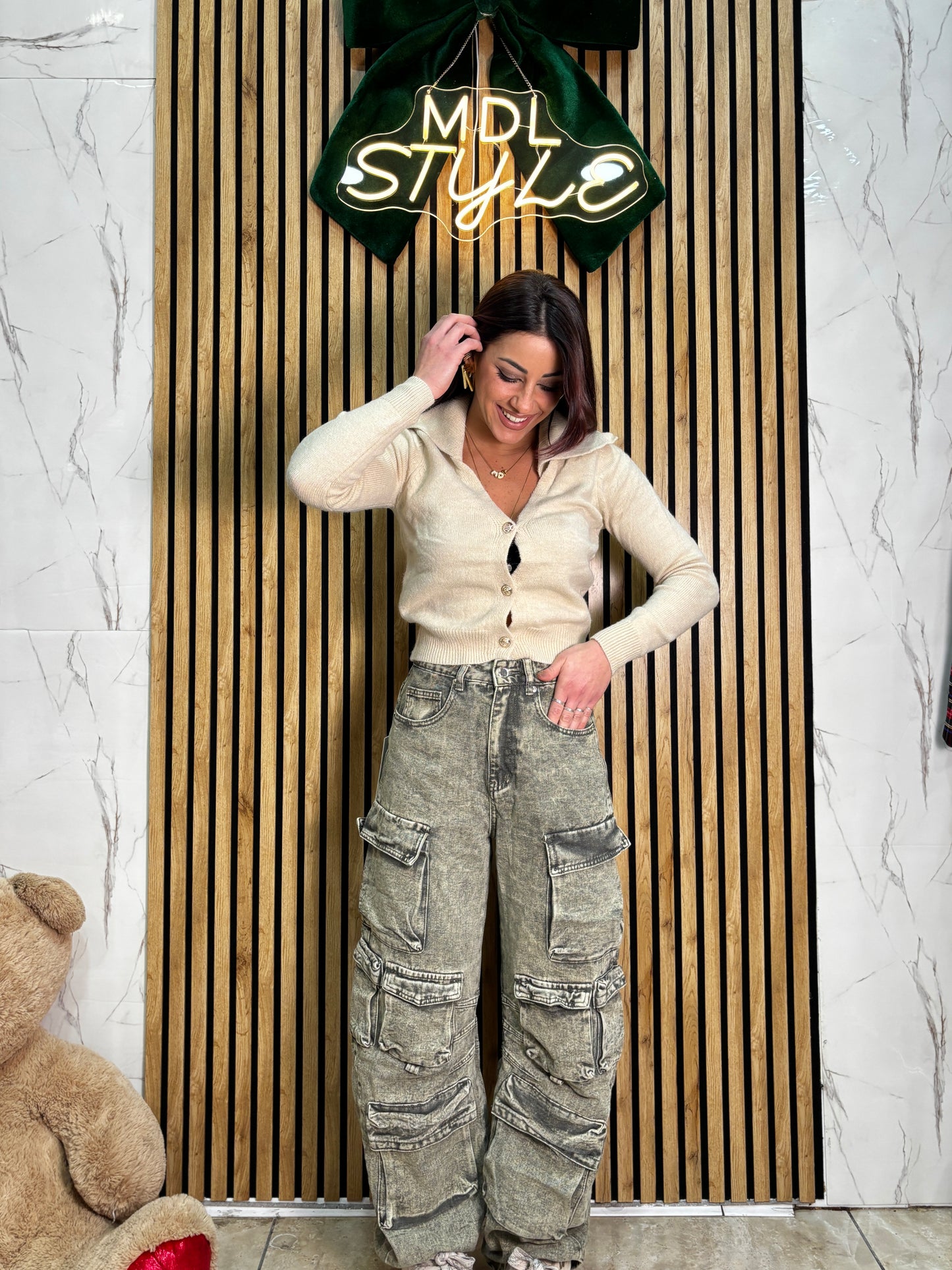 Cargo multi Pocket Green