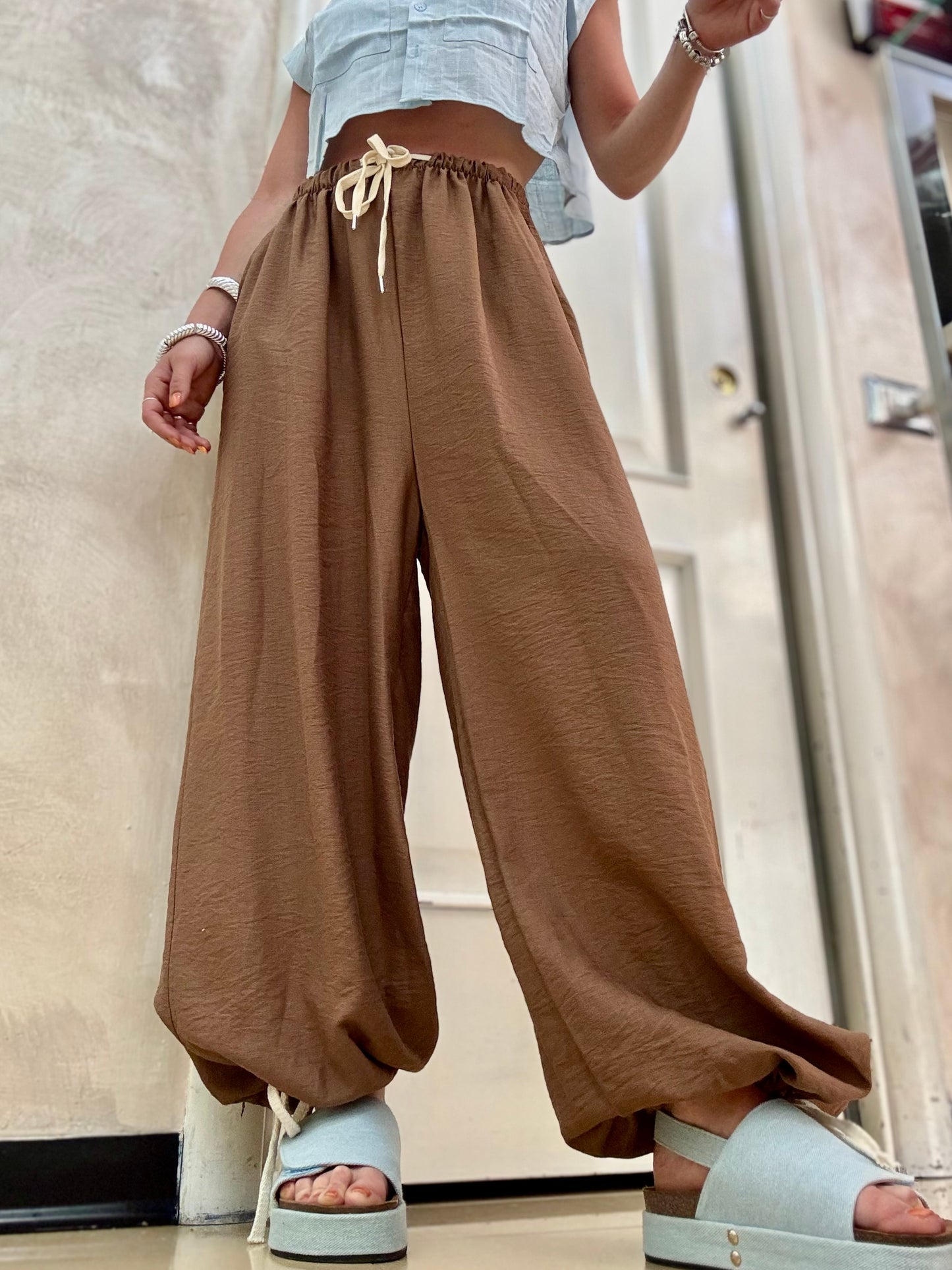 Pantalone Jogger Lino