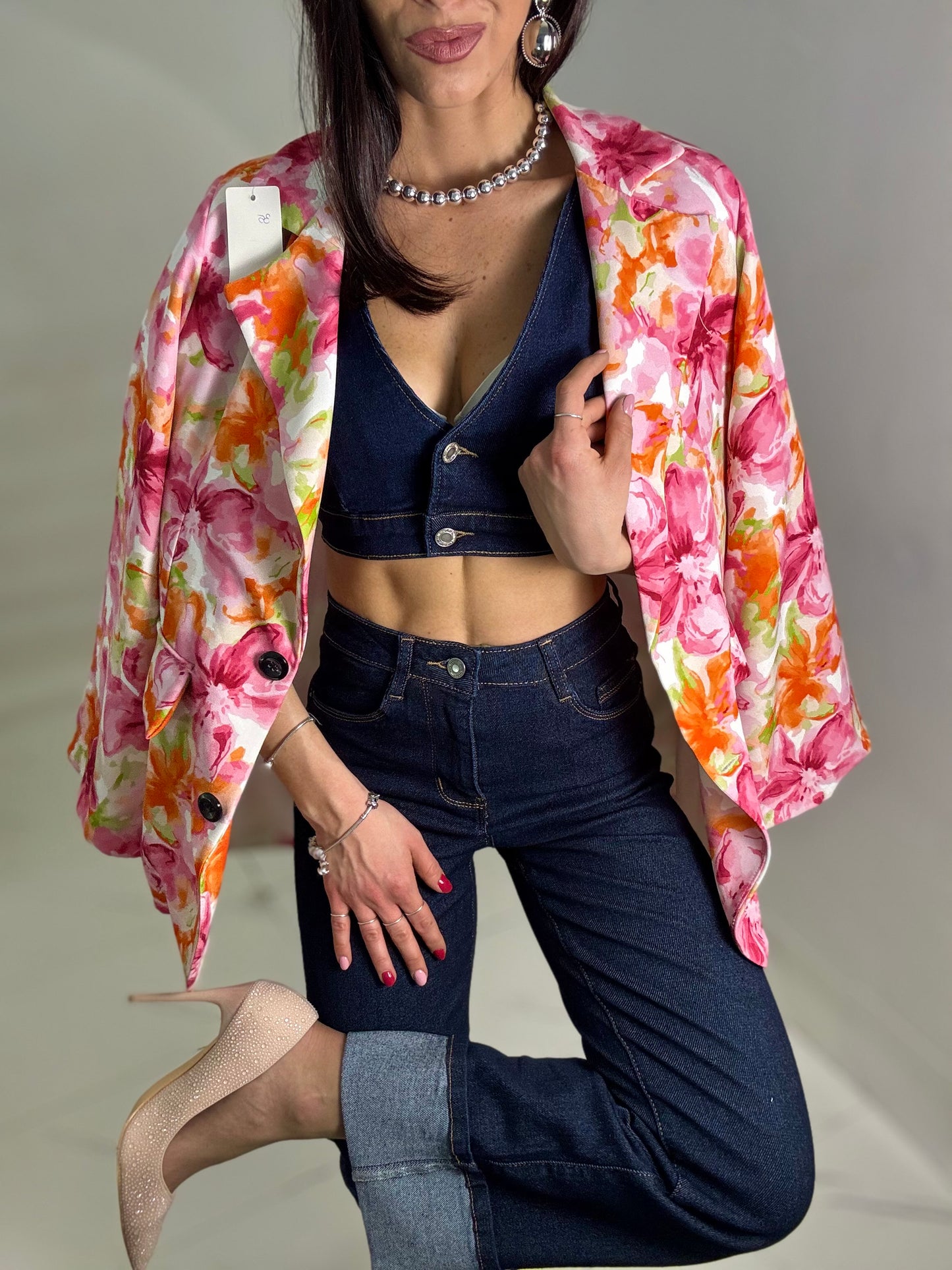 Top Crop Denim