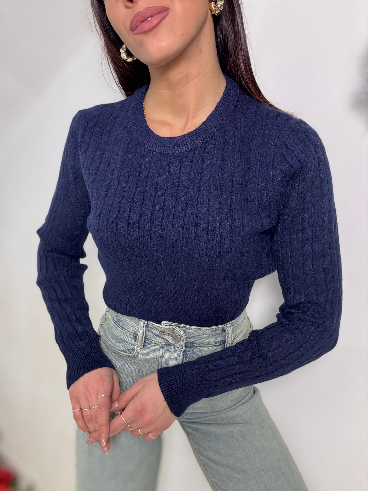 Maglia treccia