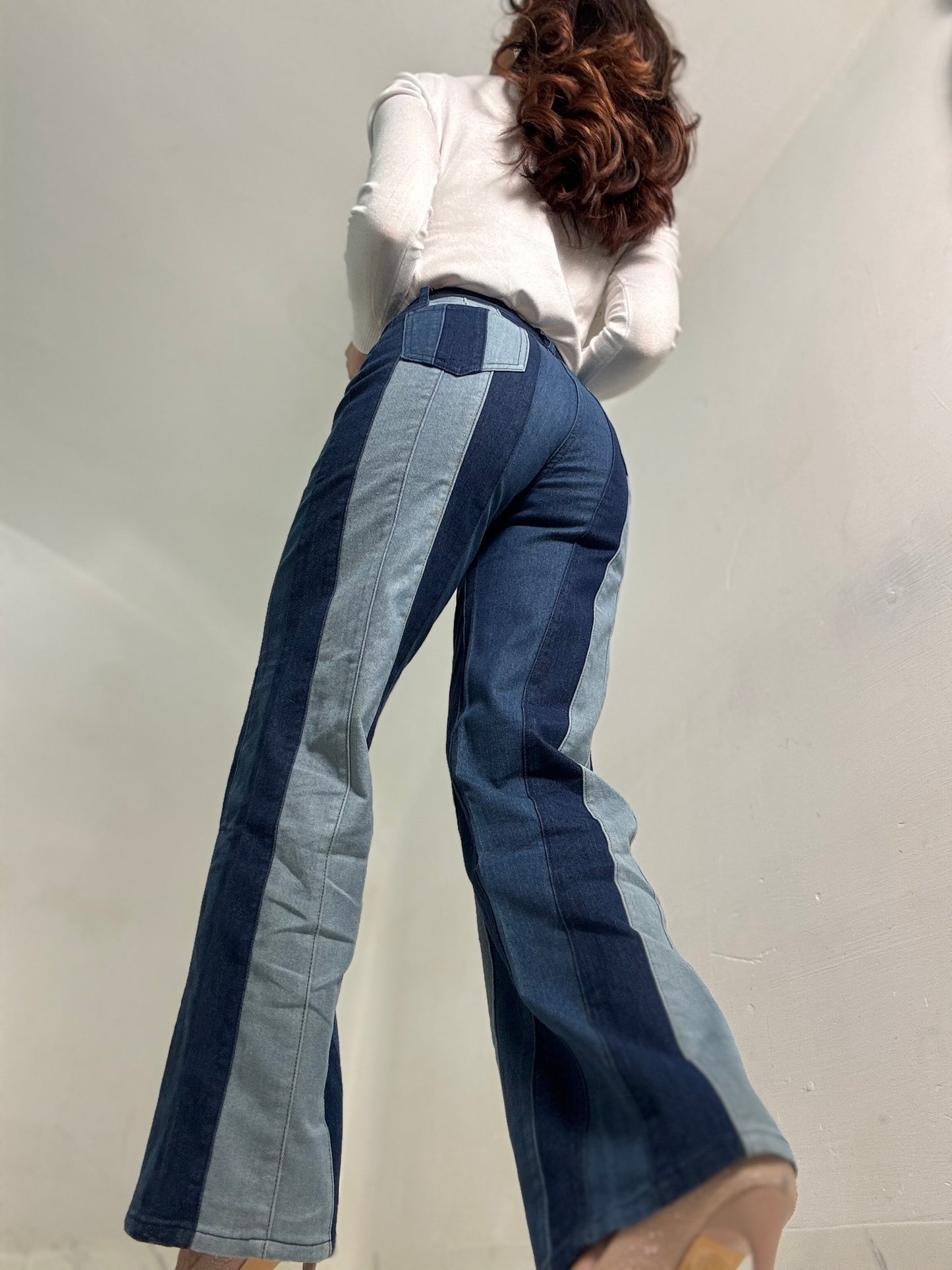 Patched Jeans