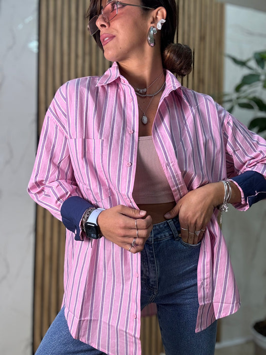 Pink camicia