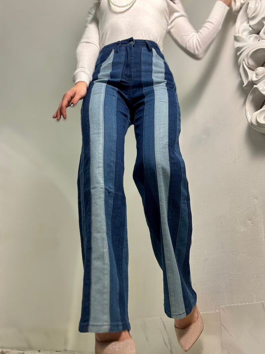 Patched Jeans