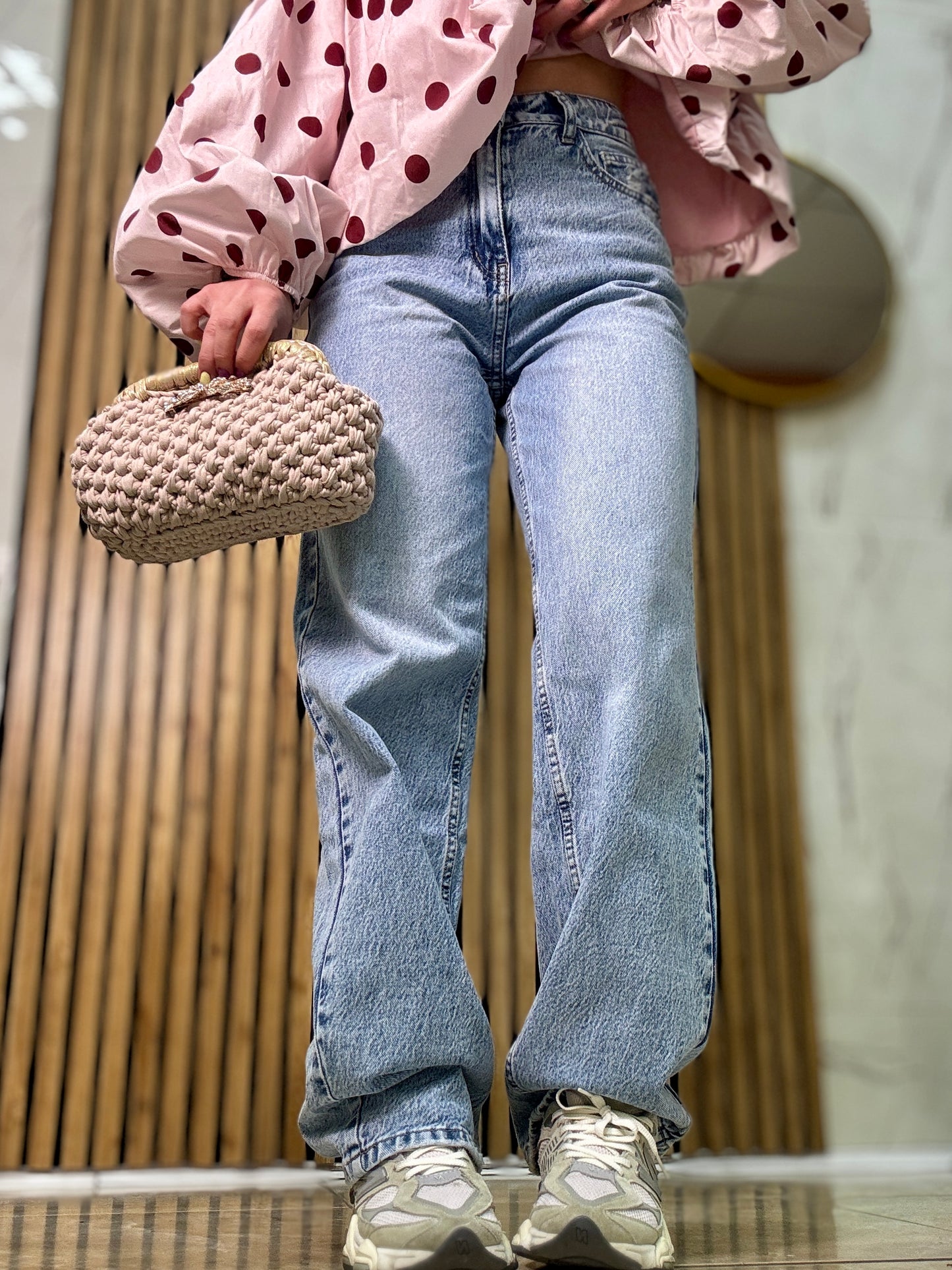 Denim tasca Pink