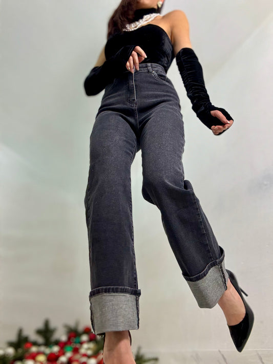 Denim Grey Top