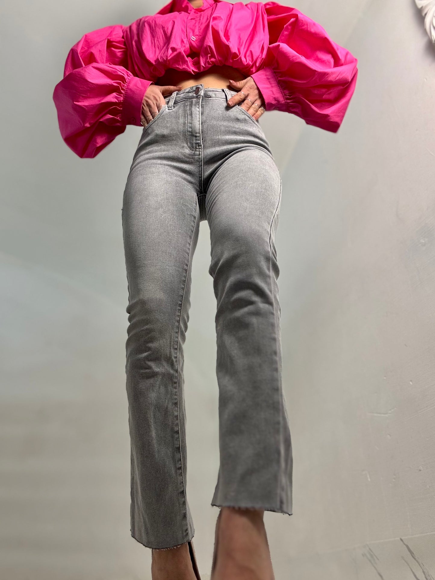 Denim zampetta Grey