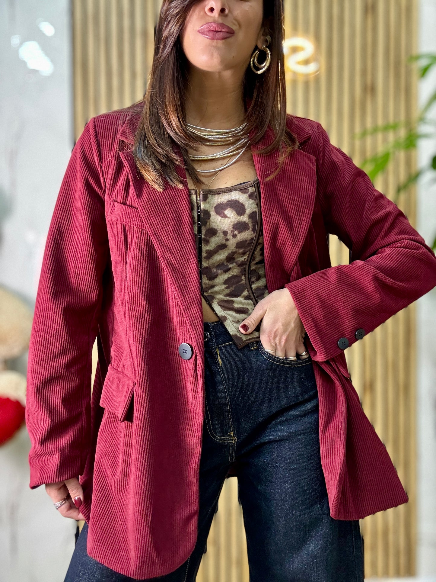 Blazer Mille righe