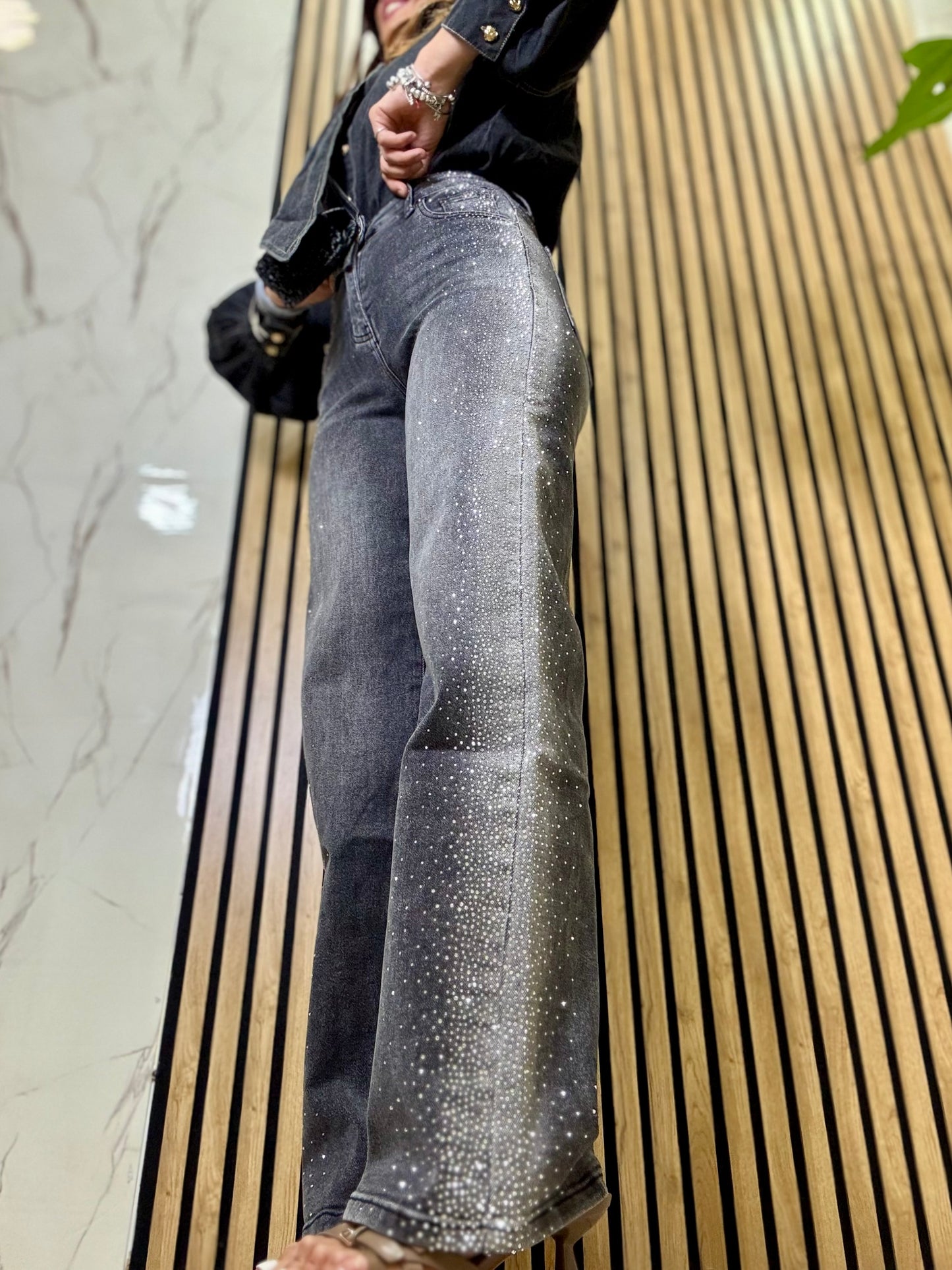 WIDE CASCATA STRASS