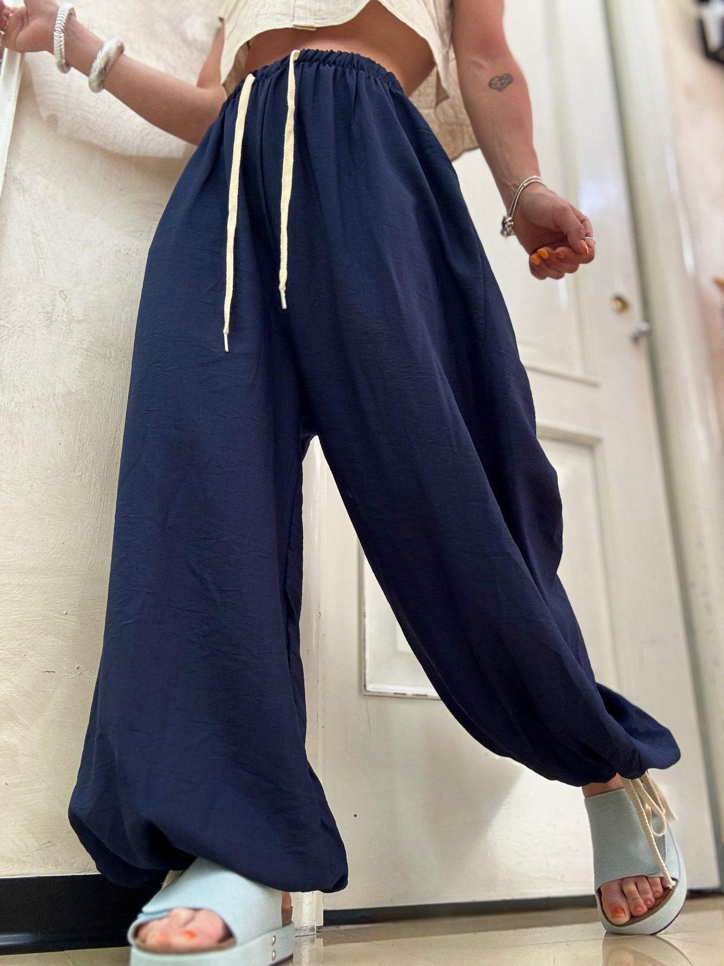 Pantalone Jogger Lino