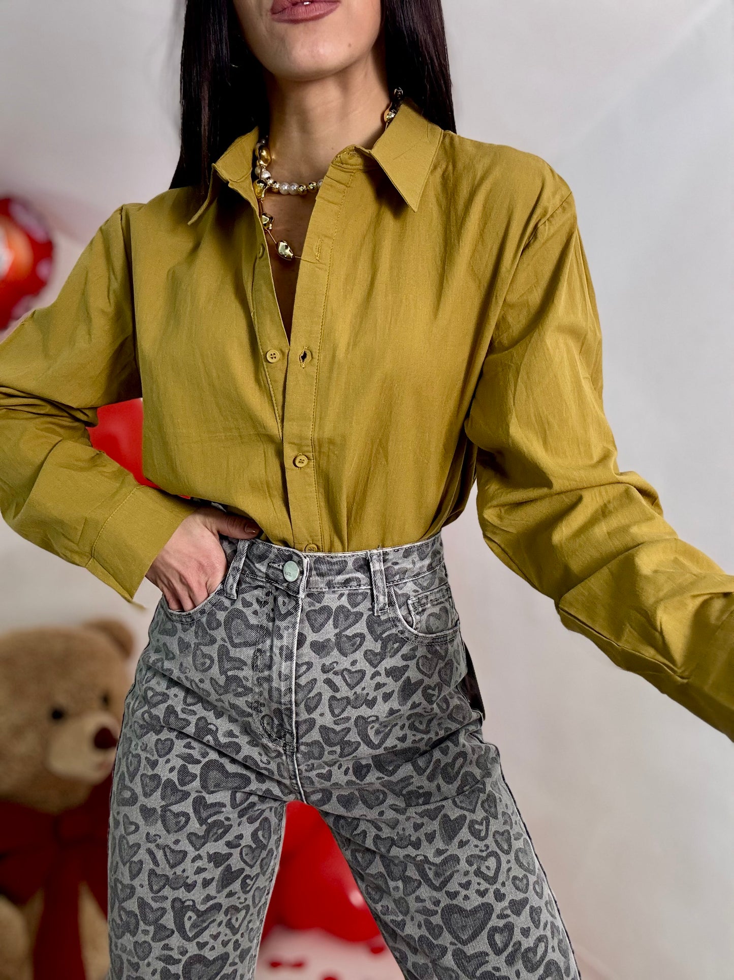 Camicia Cotone Love