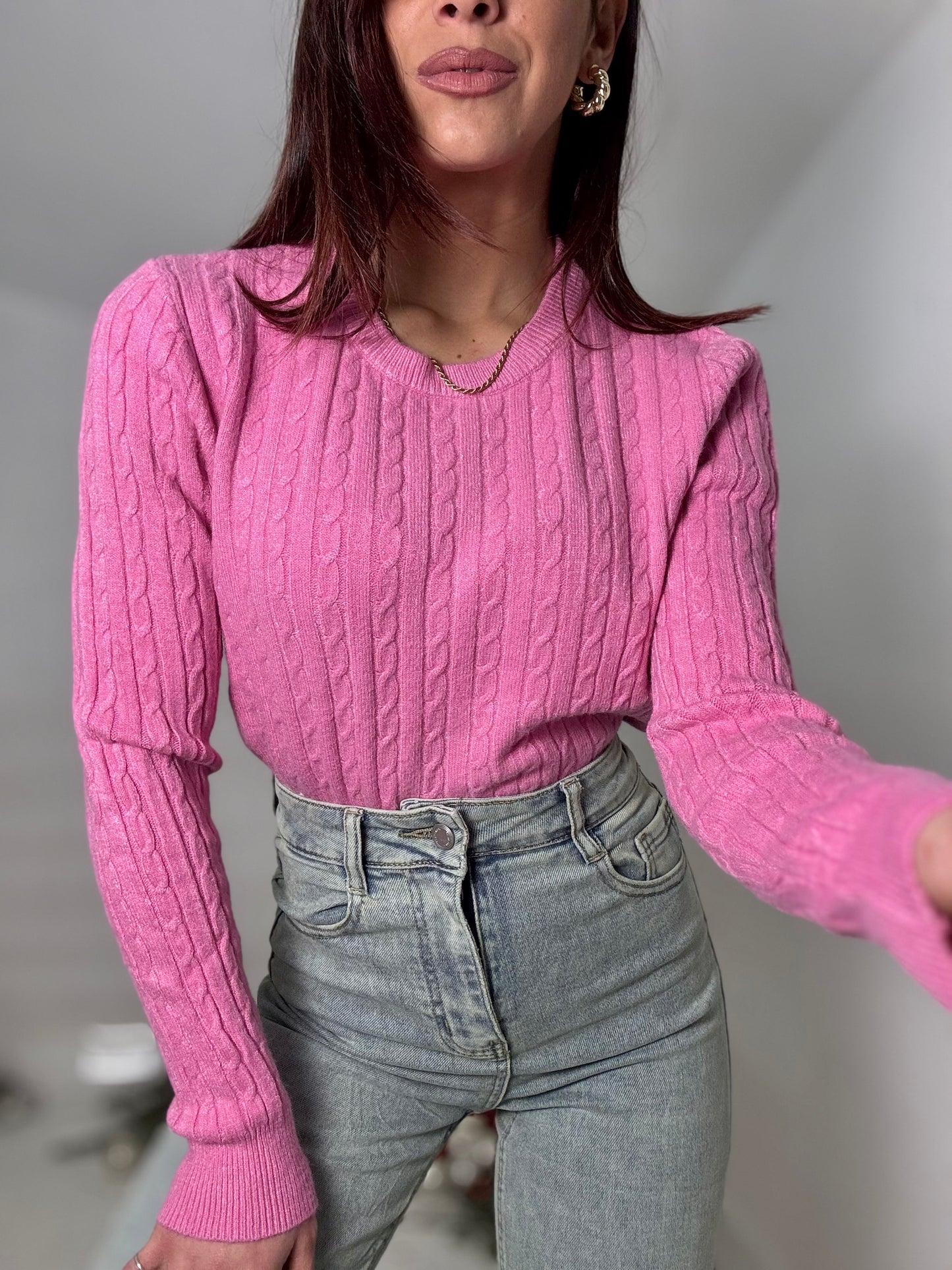 Maglia treccia