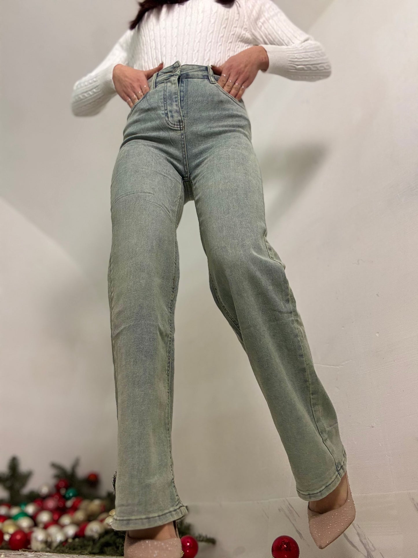 WIDE LEG SLAVY