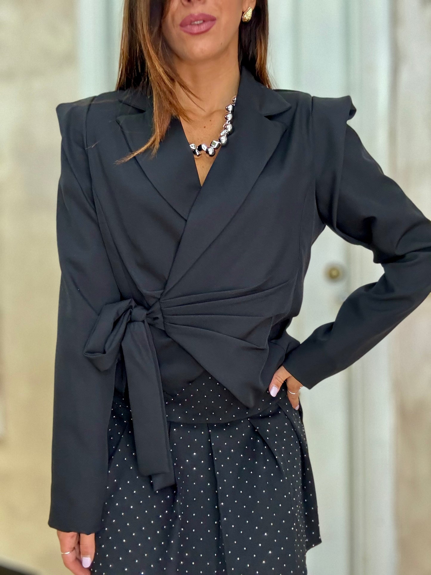 CROP BLAZER