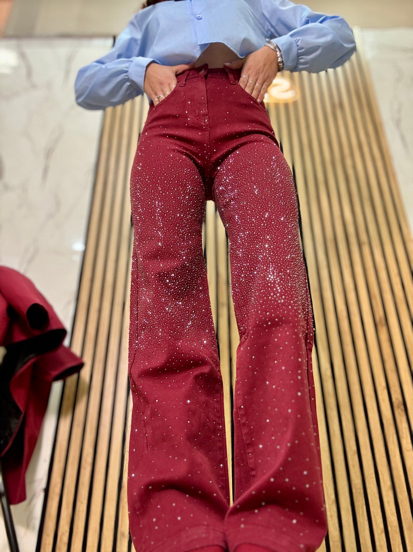 Jeans scintillante