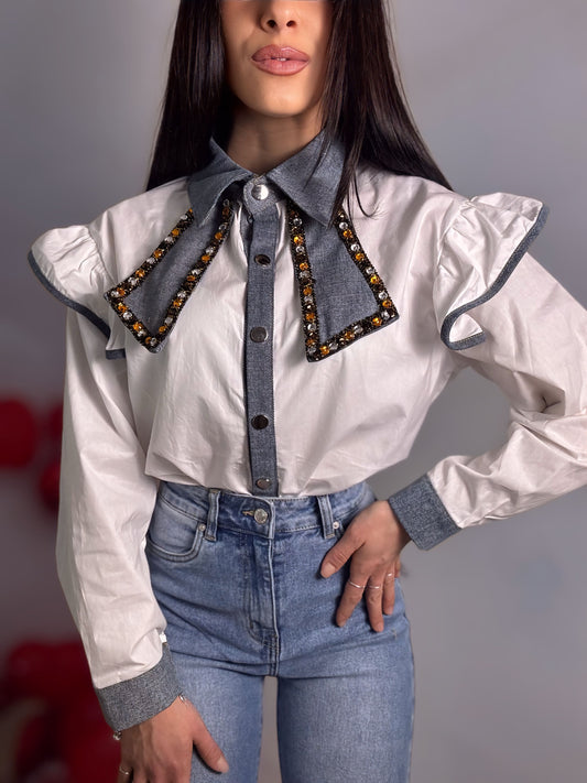 Camicia White Denim