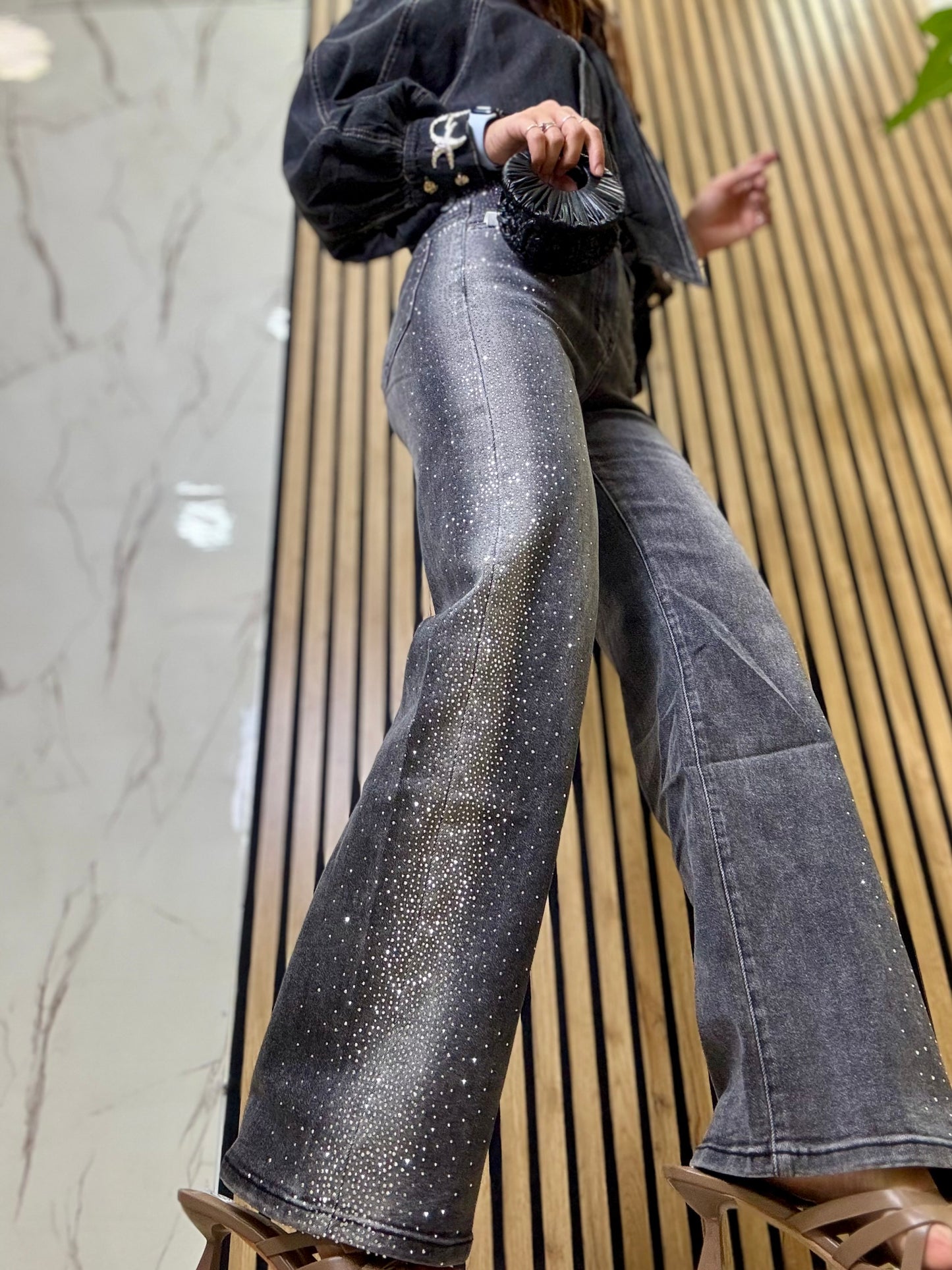 WIDE CASCATA STRASS