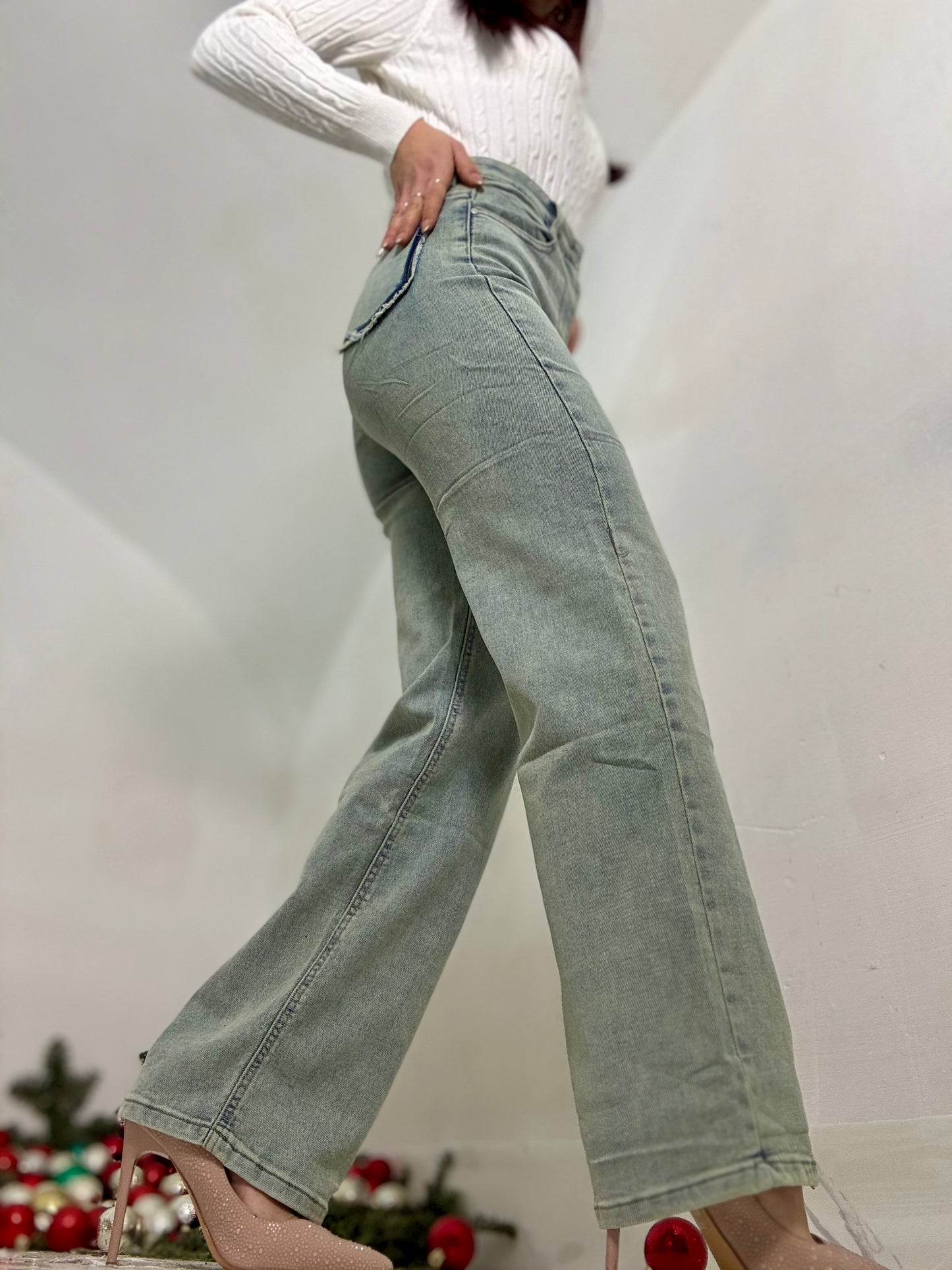 WIDE LEG SLAVY