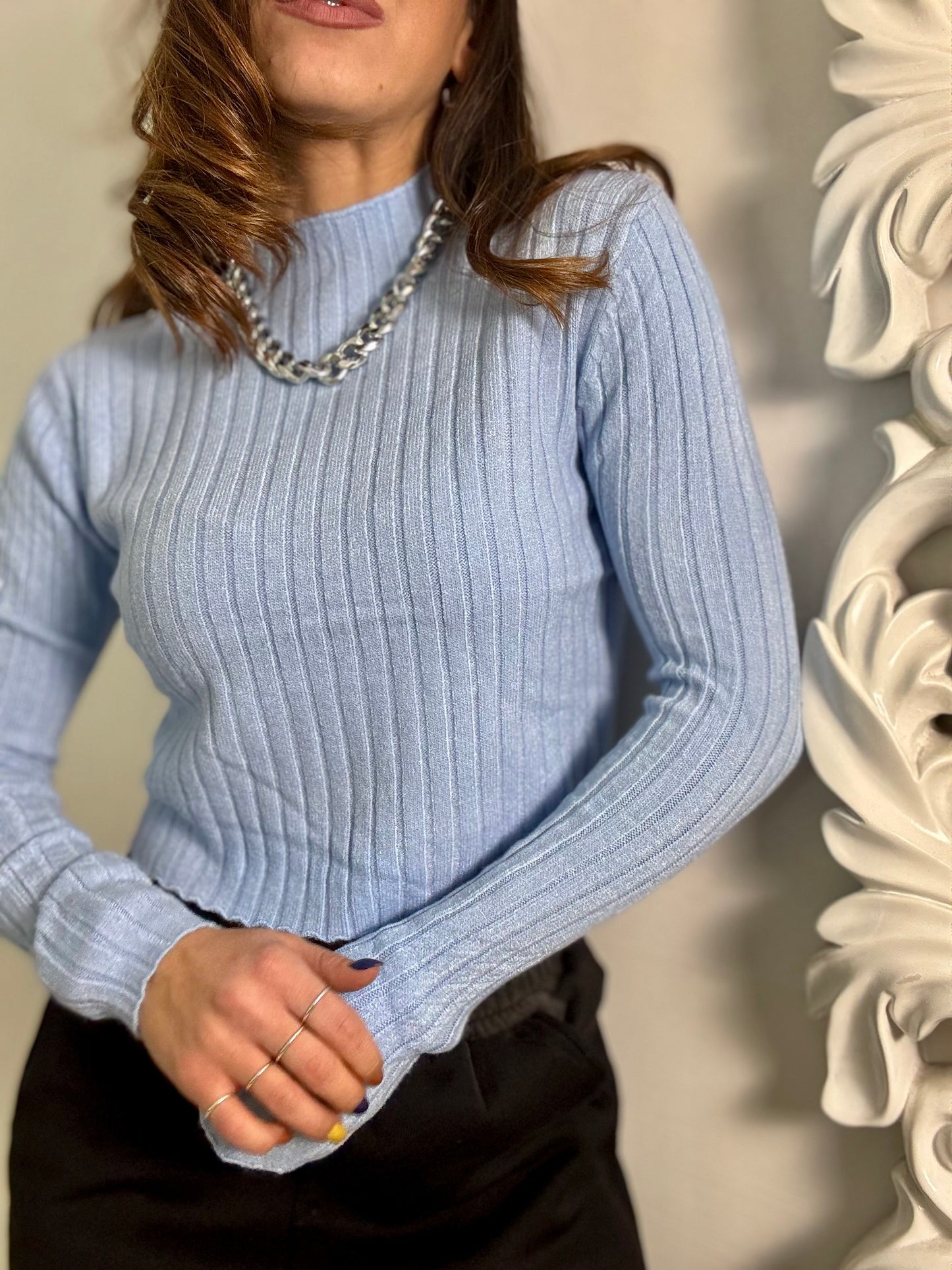 MEZZO COLLO CROP