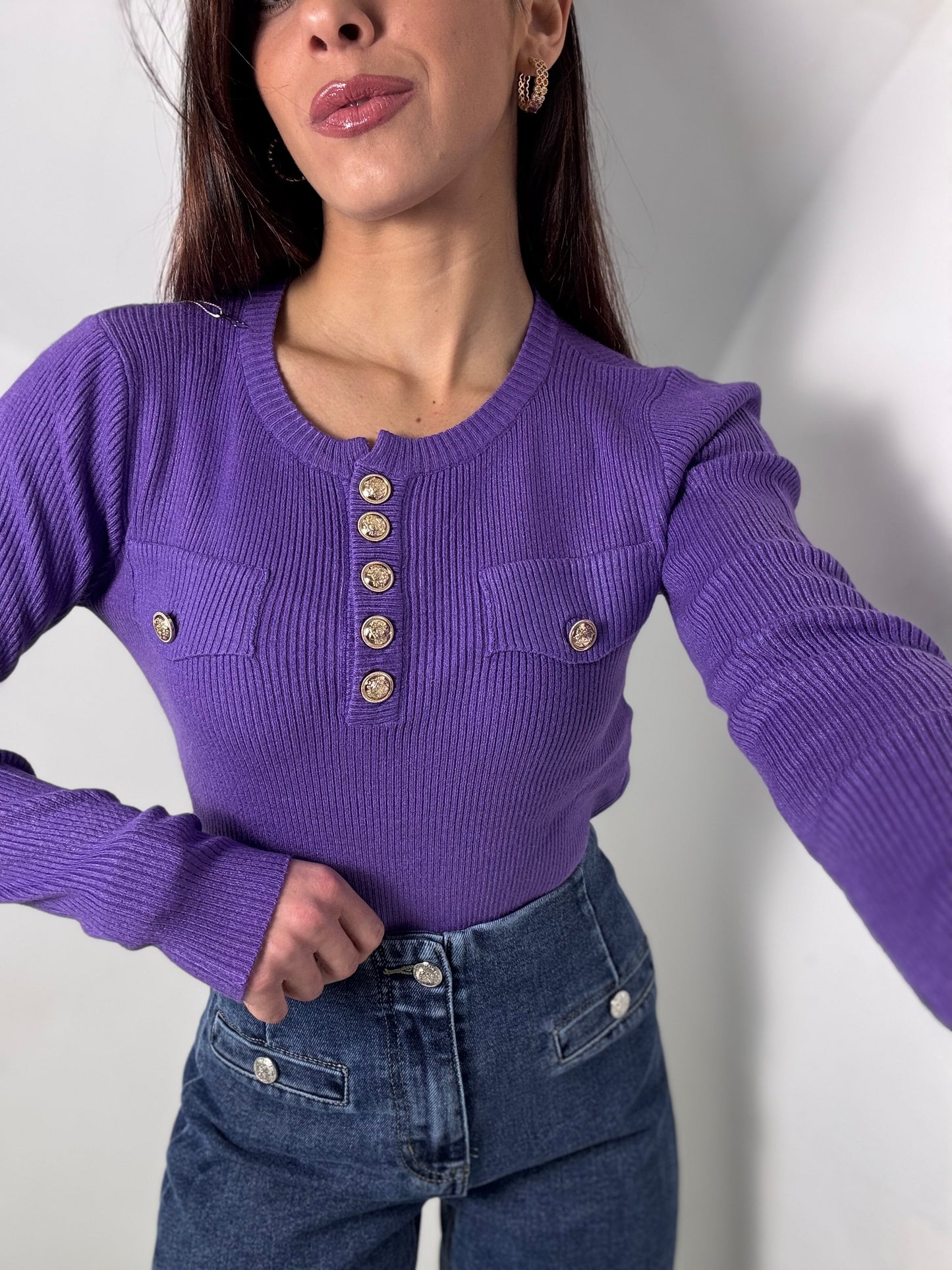 Maglia bottone