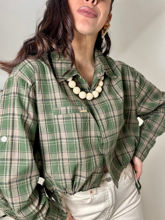 Camicia Tartan CROP